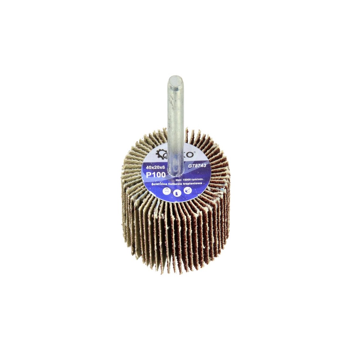 Lamell-lihvketas P100, 40x20 mm, 6 mm kinnitusava