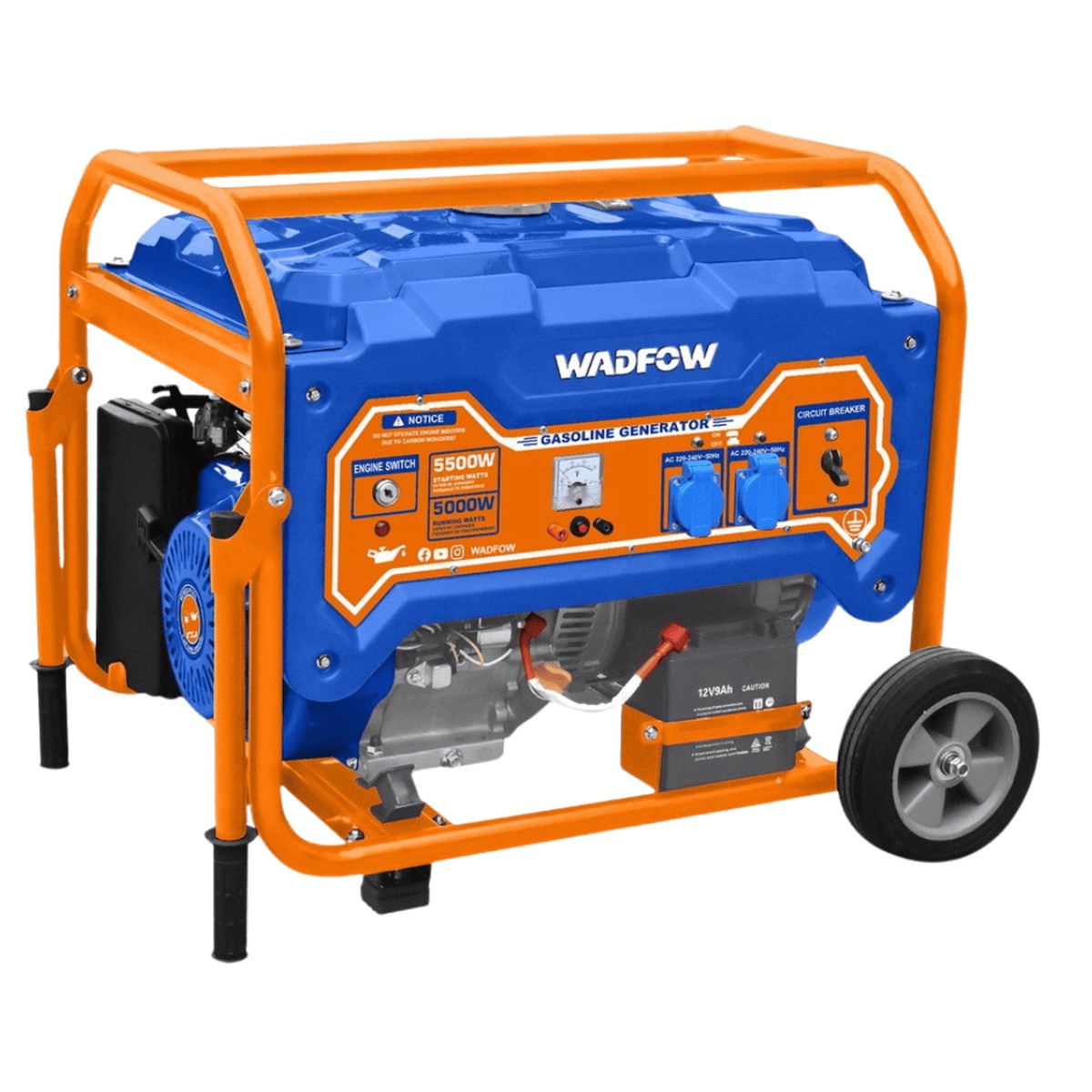 Wadfow 5.5 kW Gasoline Generator - WGEAA086