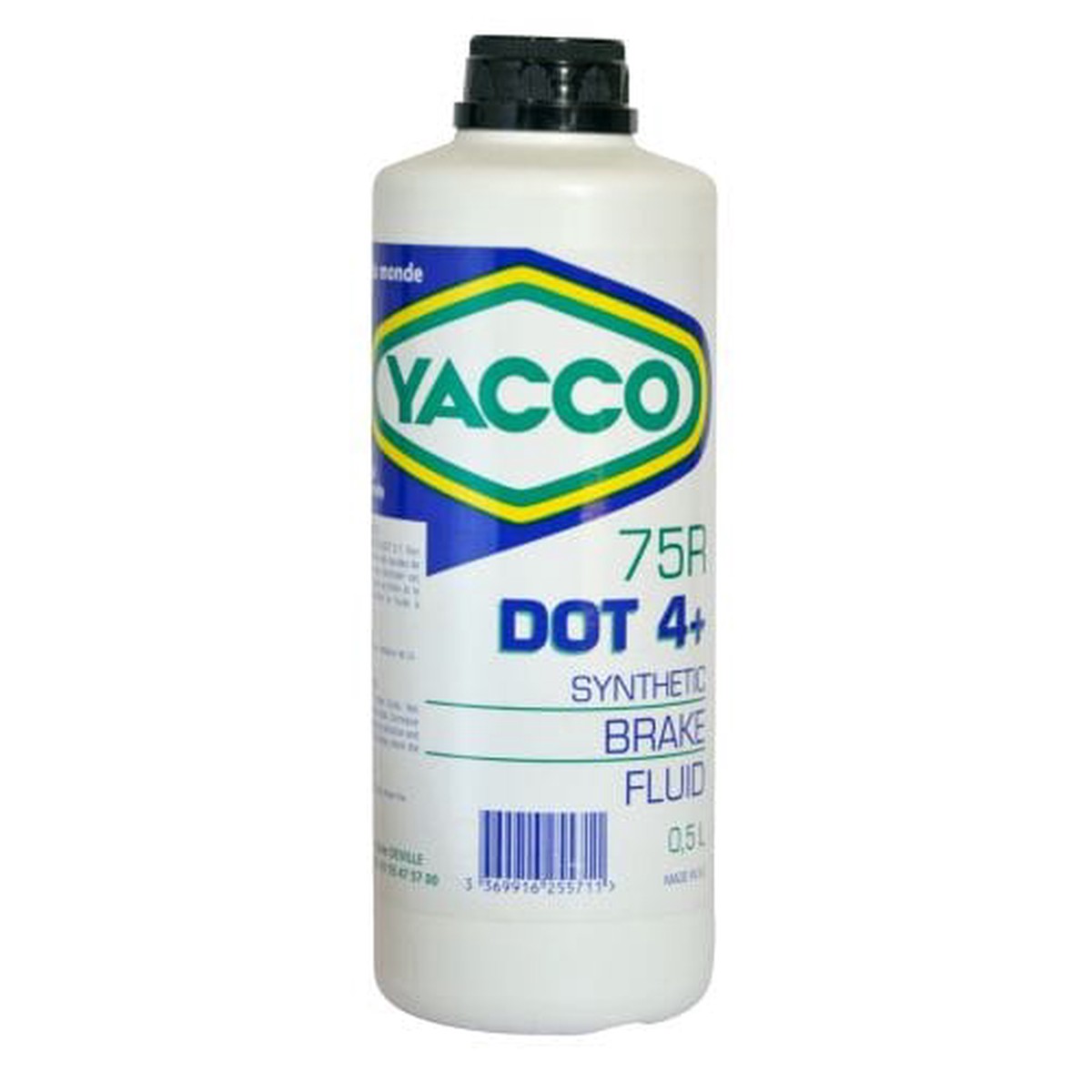 Yacco 75 R DOT 4+ Brake & Suspension Fluid 500ml