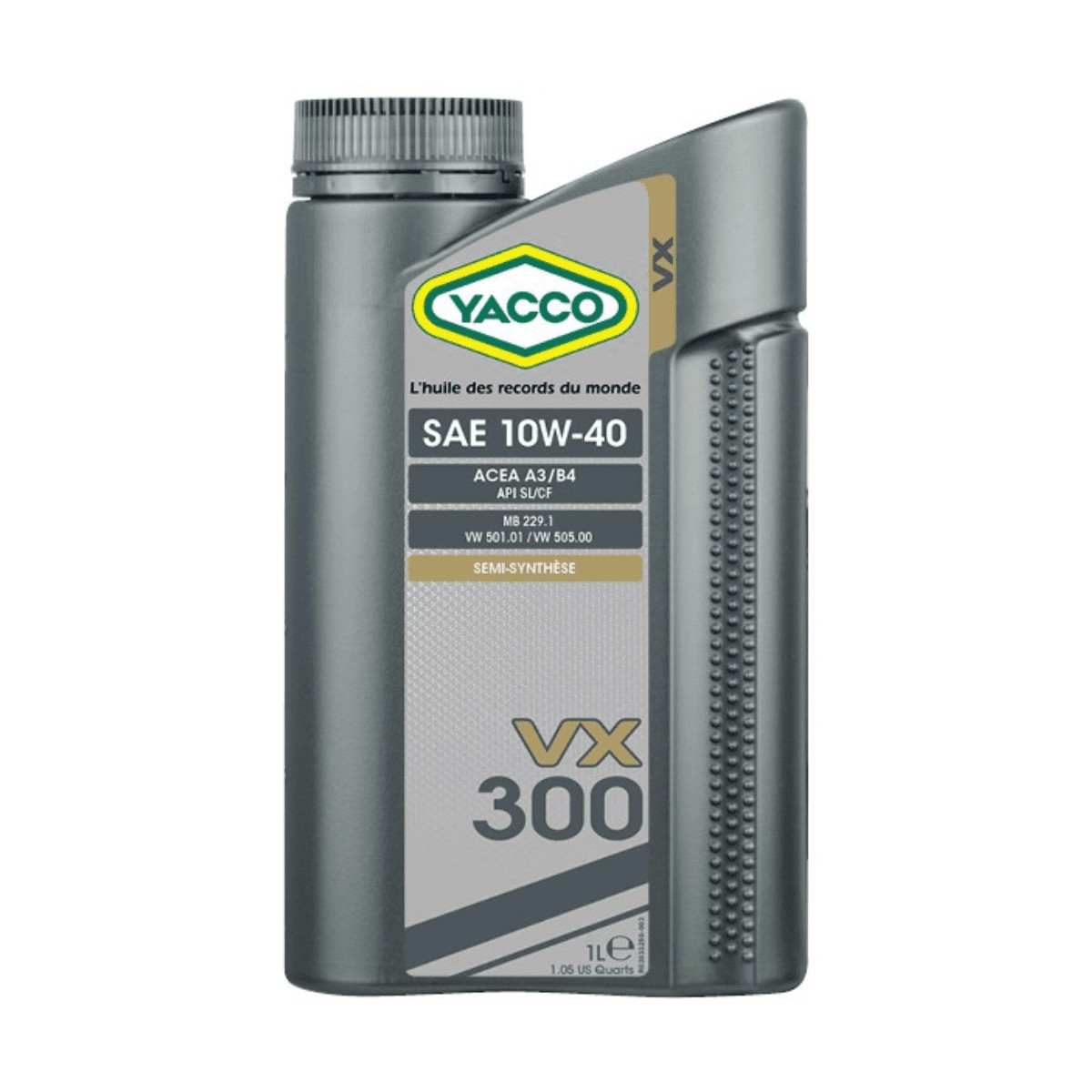 Yacco VX 300 10W-40 Semi-Synthetic Engine Oil