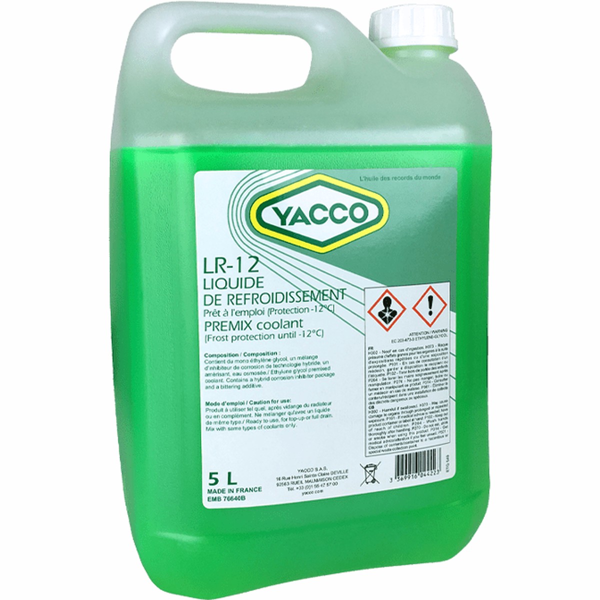 Yacco LR-12 Ready-Mix Coolant