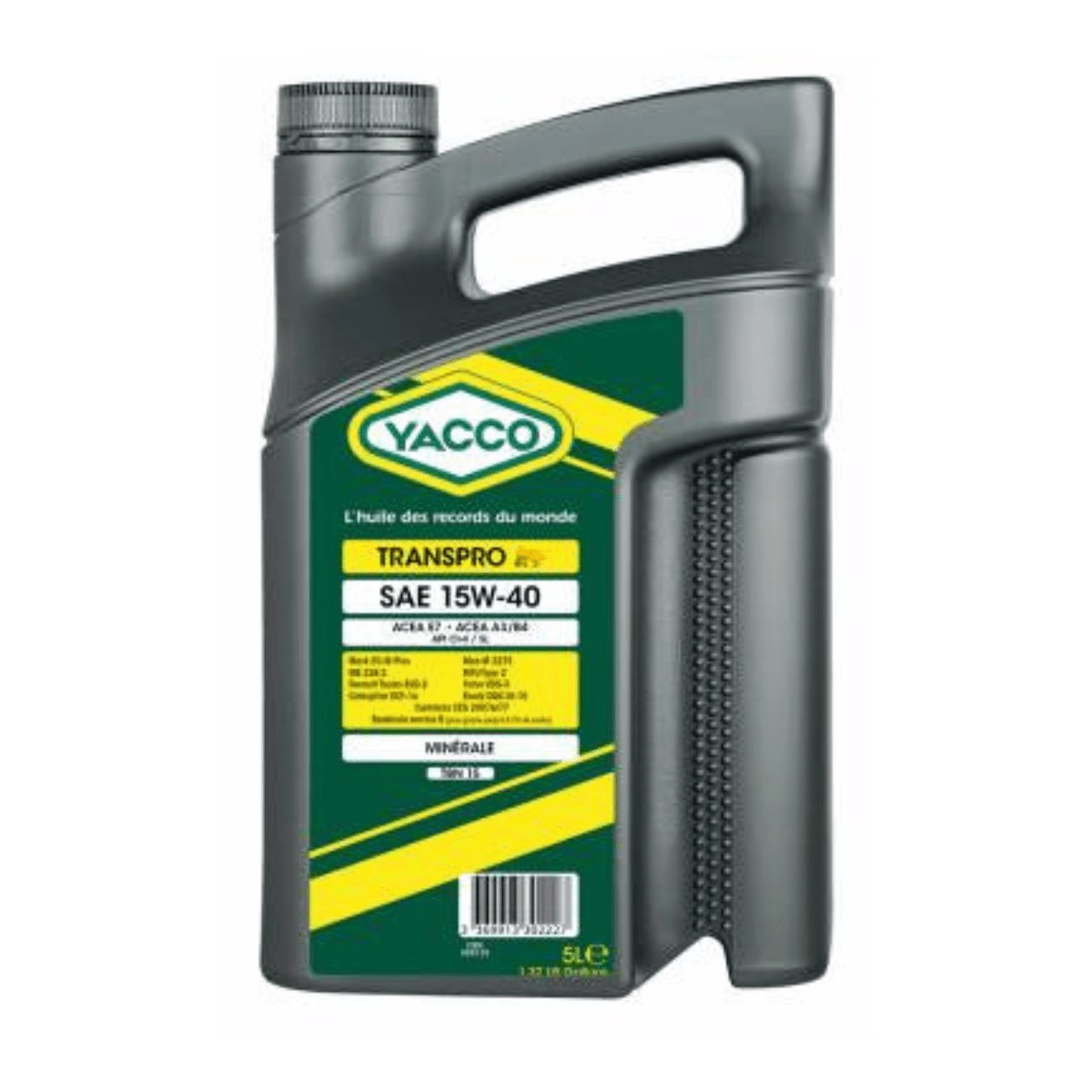 Yacco Transpro 15 15W-40 Heavy-Duty Engine Oil