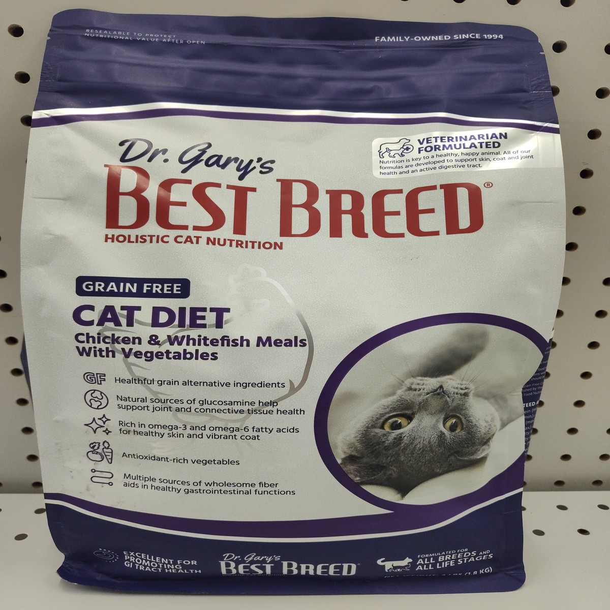 4 lb Bst.brd. Grain-Free Chicken/Cat