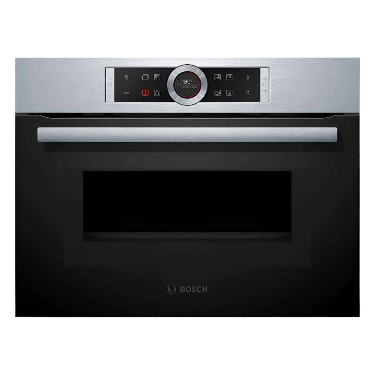 Bosch Series 8 Built-In Compact Oven With Microwave 900W - CMG633BS1B