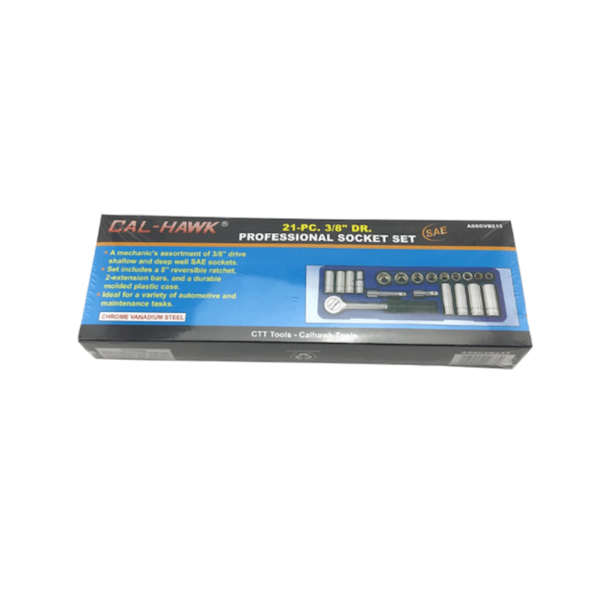 21 PC 3 8 Inch Drive Socket Set