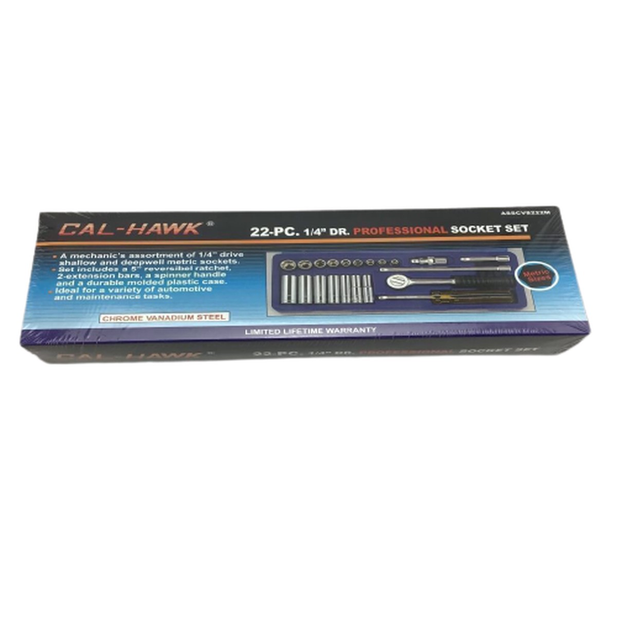 22 PC 1 4 DR Professional Socket Set