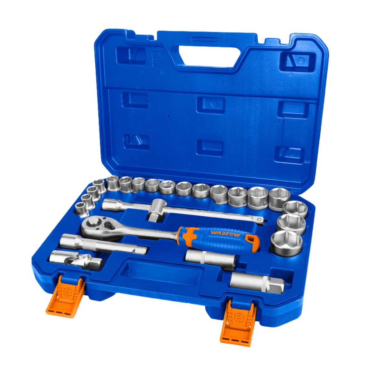 Wadfow 1/2" 25 Pieces Socket Set - WST2D25