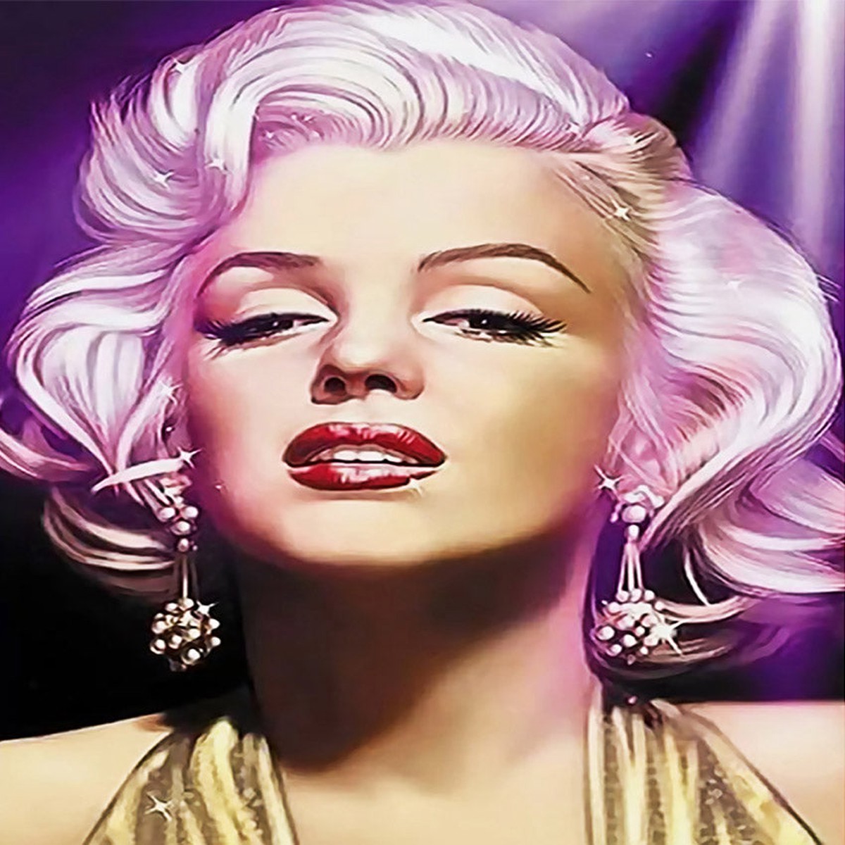 5D teemantmaalikomplekt Marilyn Monroe muster 55 RC-K-056