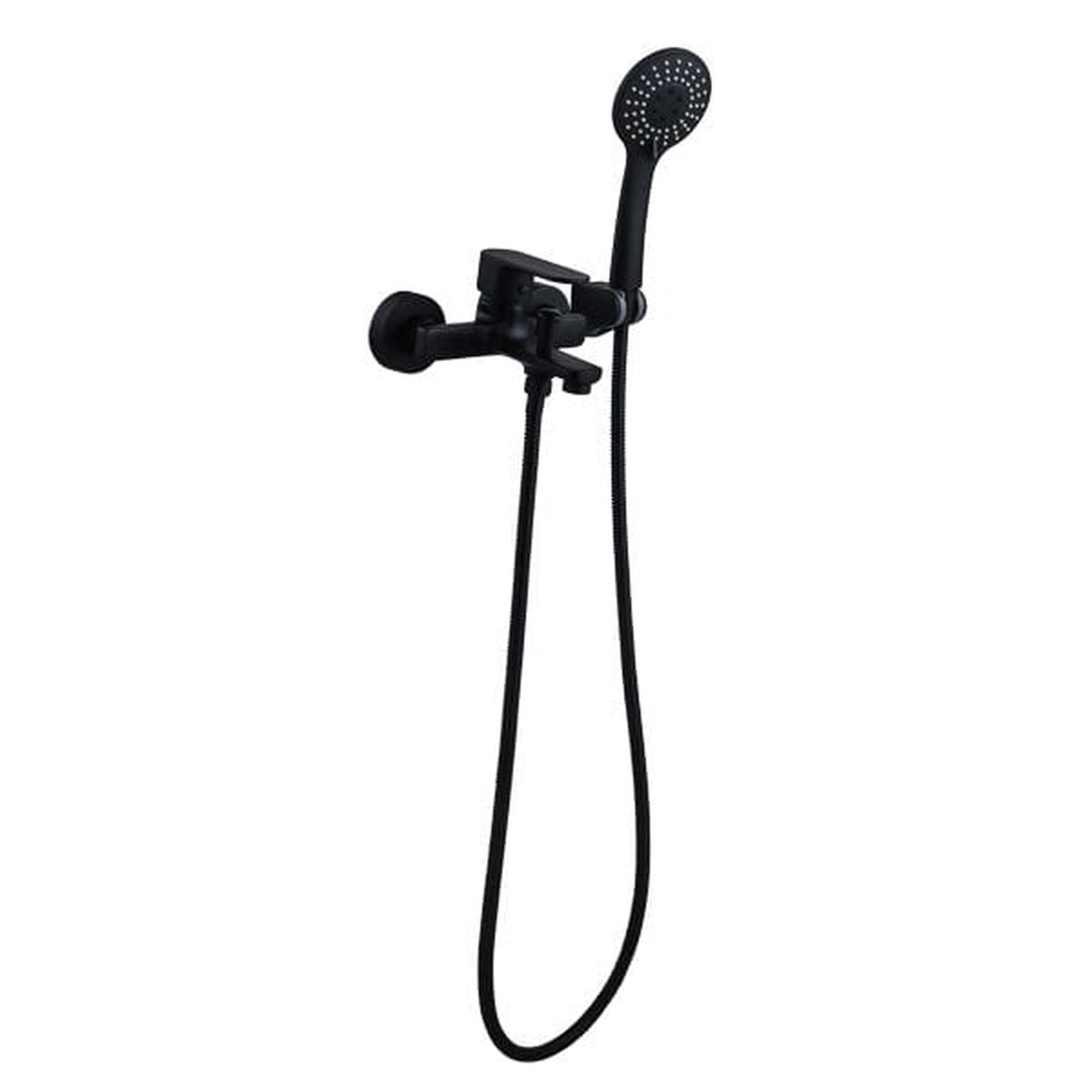Bathroom Black Two-Function Shower Handle & Mixer Set - CS 32 BK
