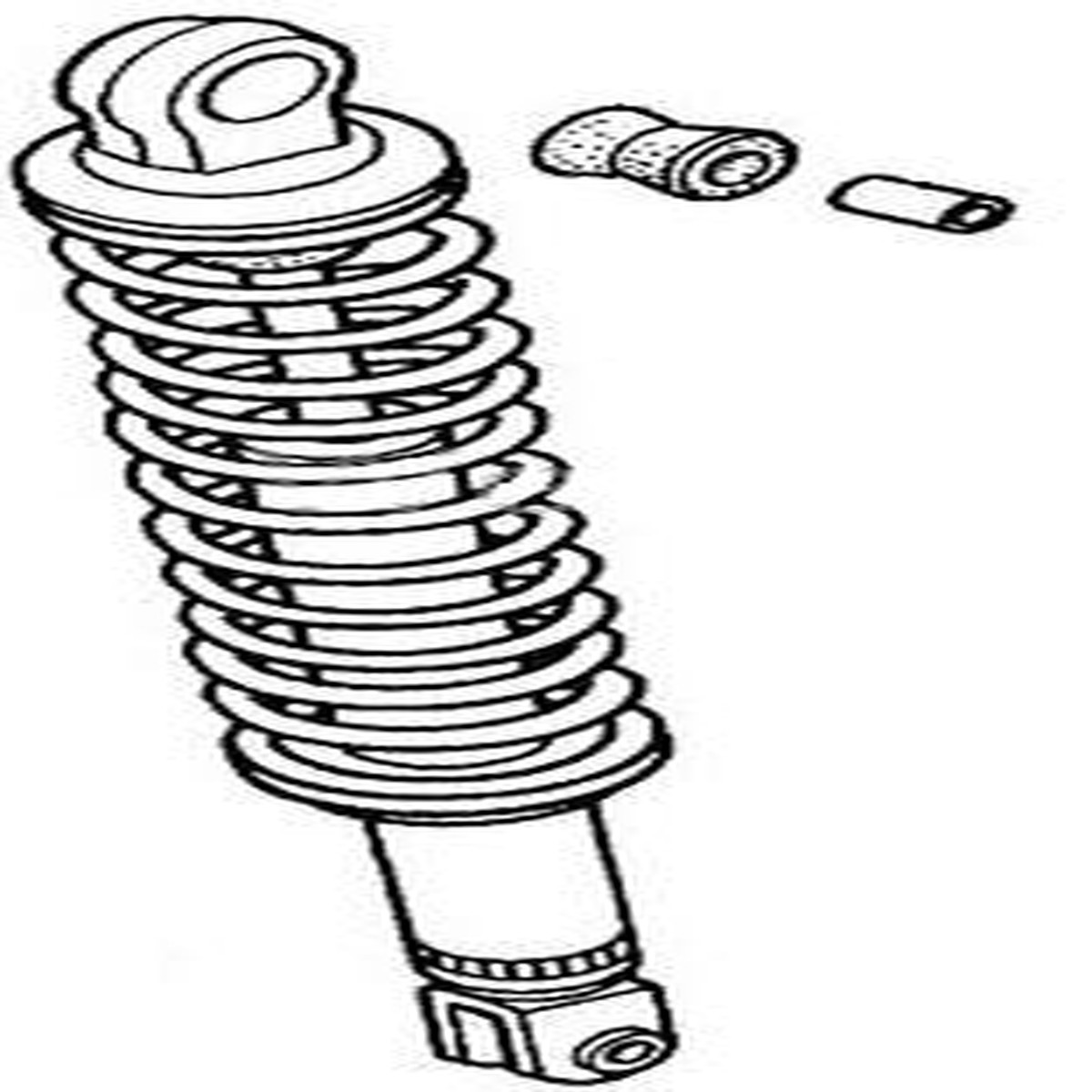 Right Rear Shock Absorber for Honda Helix CN250 (1999-2007 Models) (OEM)
