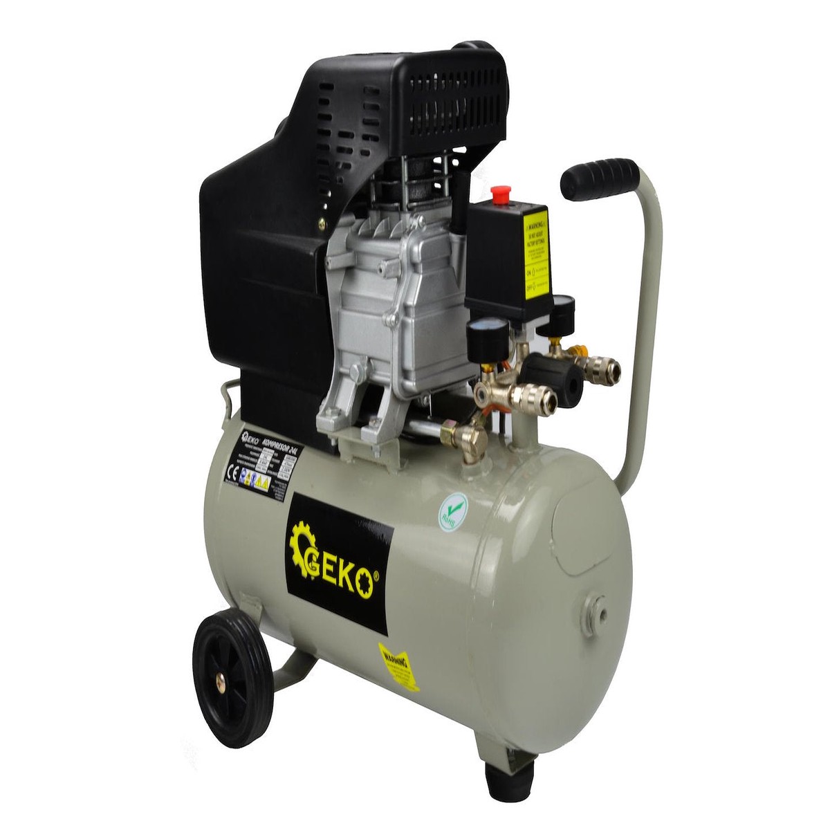 24L liga mritud hukompressor 8 bar, 210 L/min