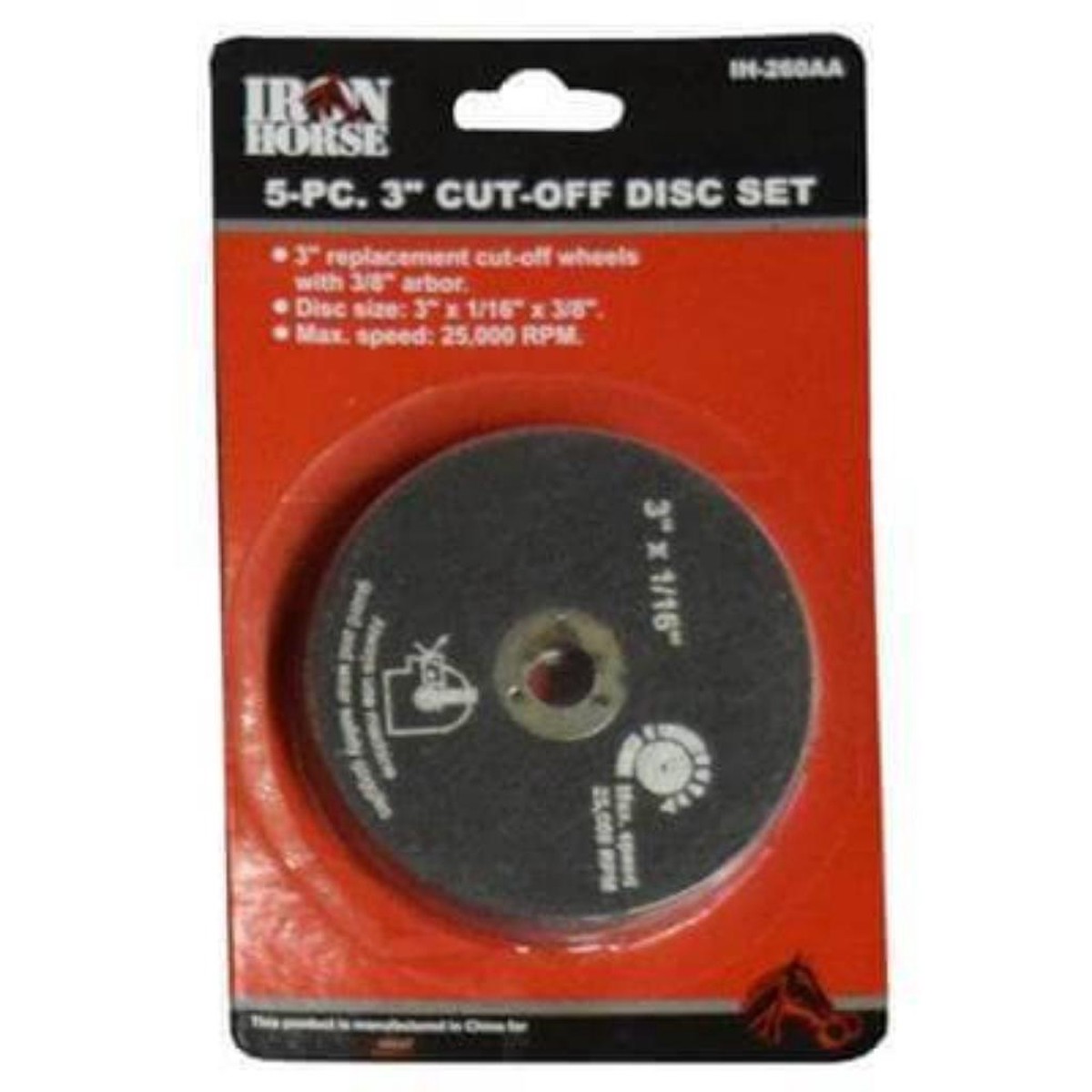 5 PC 3 Inch Cut Off Disk Set