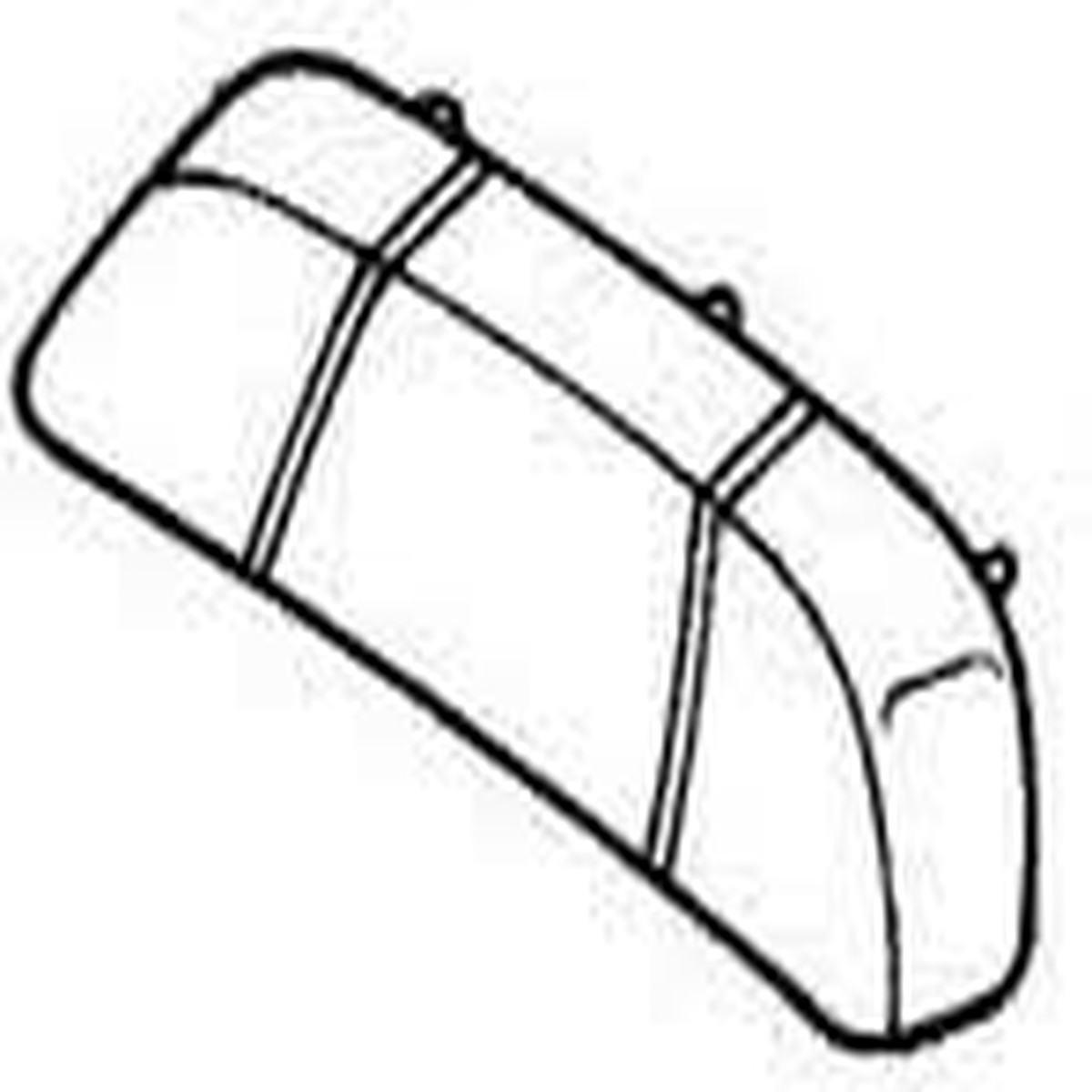 Seat Back Assembly for Honda Helix CN250 (1986-1995 Models) (OEM)