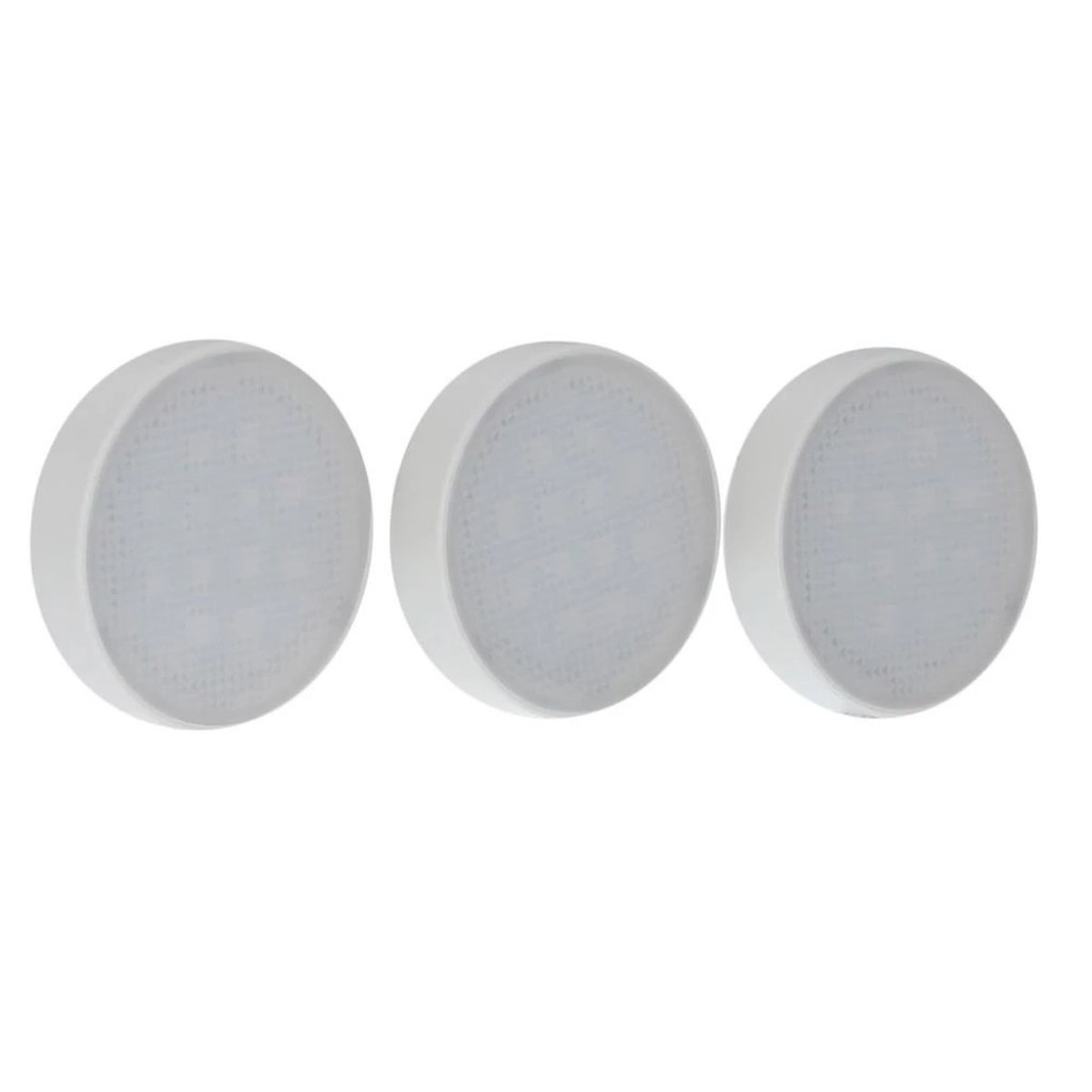 Commercial Electric 3 Light LED White RGB Color Changing Puck Light Kit Damaged Packaging