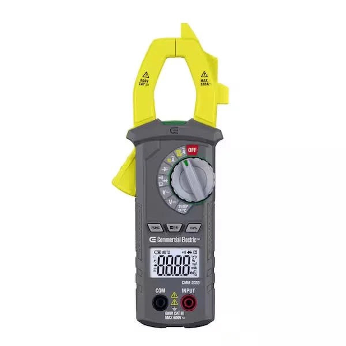 Commercial Electric Clamp With Temperature Damaged Box