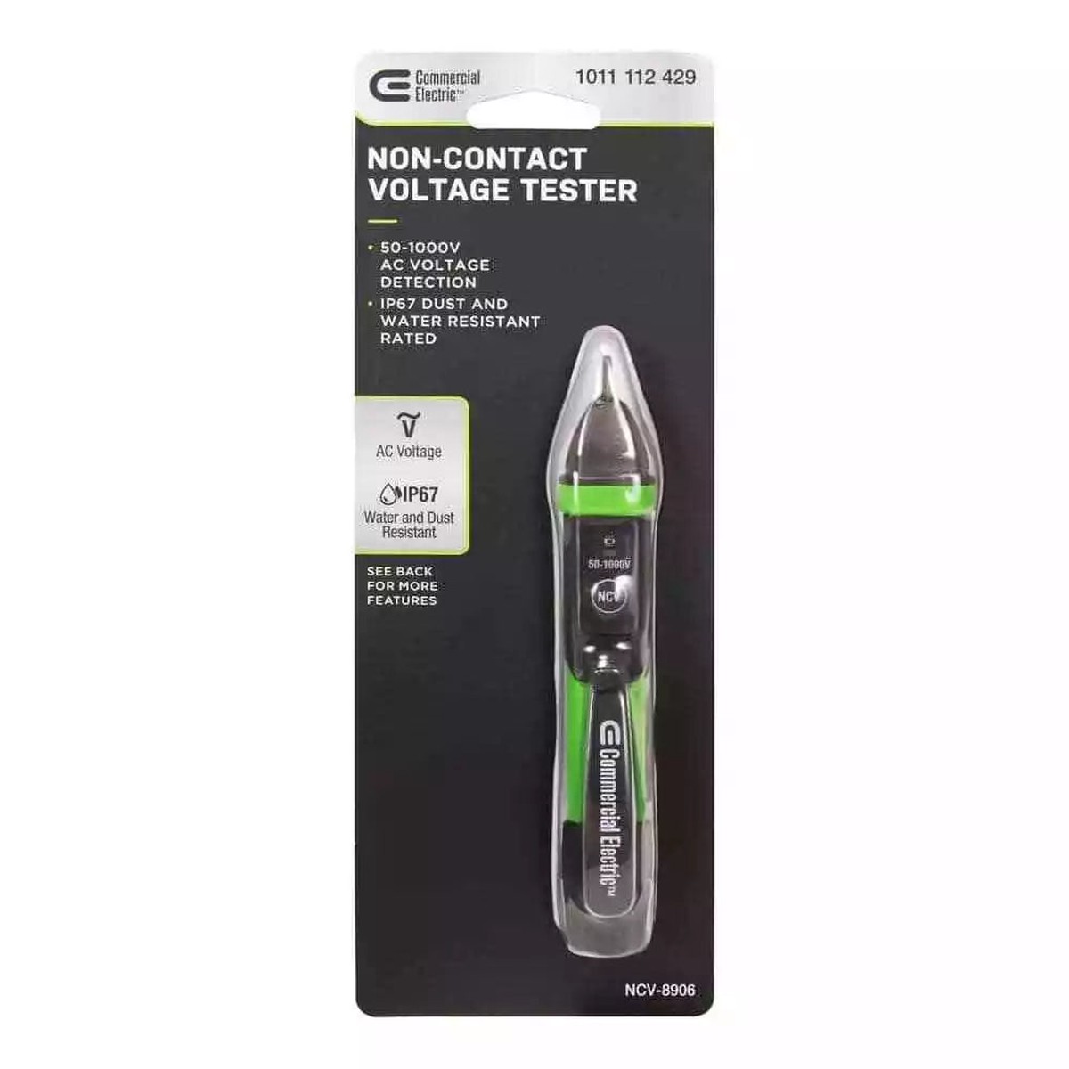 Commercial Electric Non Contact Voltage Tester Damaged Box