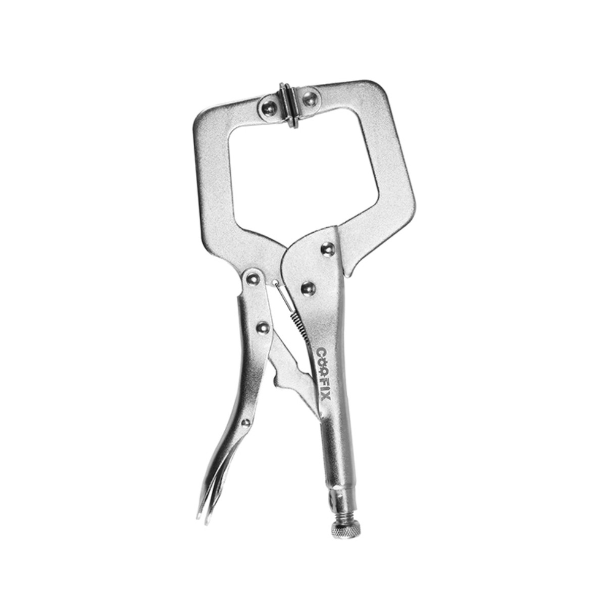 Coofix 11" Chrome-Vanadium C-Clamp Locking Plier with Nickel-Plated Finish - 27581