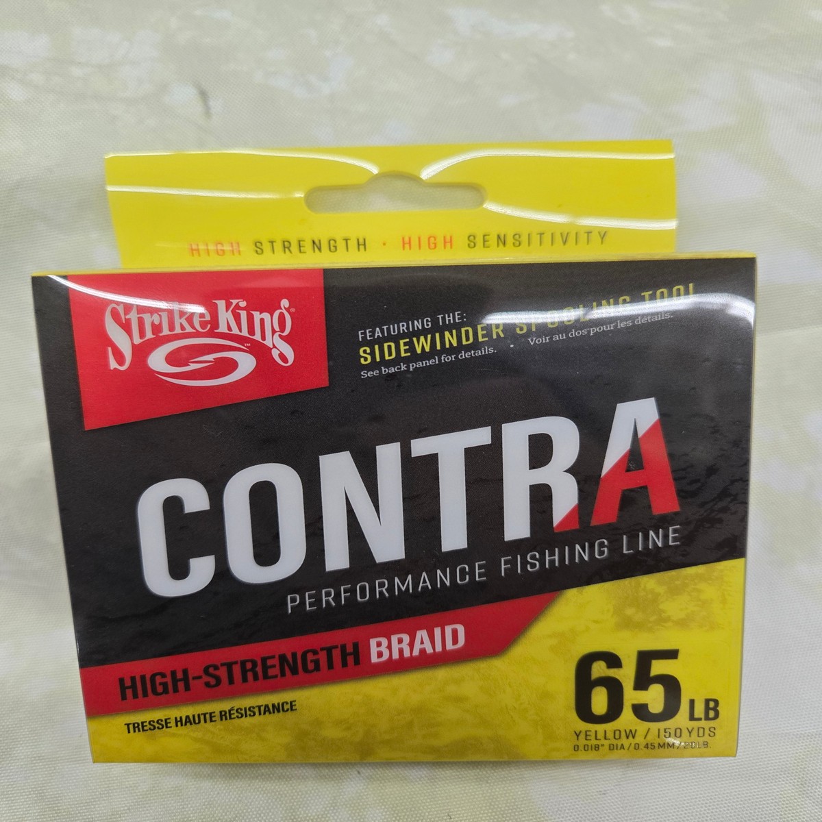 Contra Braid Yellow Fishing Line