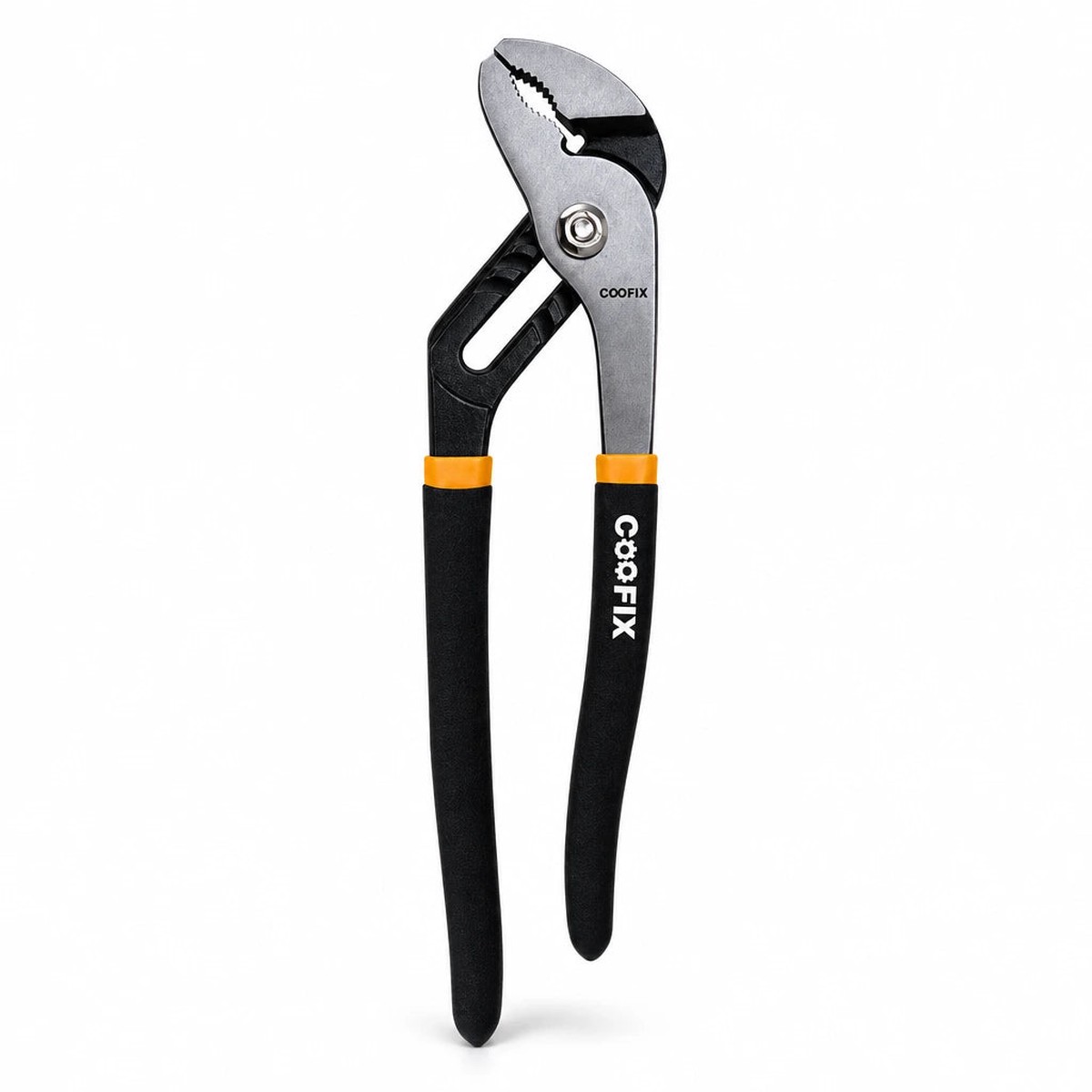 Coofix 12" Chrome-Vanadium Pump Pliers with Black Polished Finish - 27819